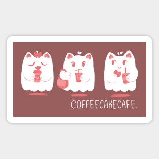 coffee cat cafe Magnet